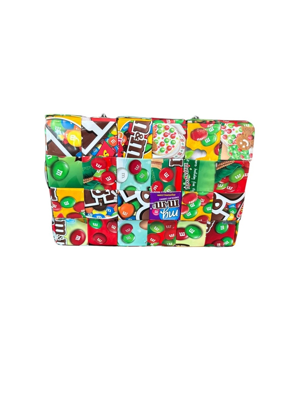 MITZ Handcrafted M&M Wrapper Crossbody Bag - Picture 3 of 8